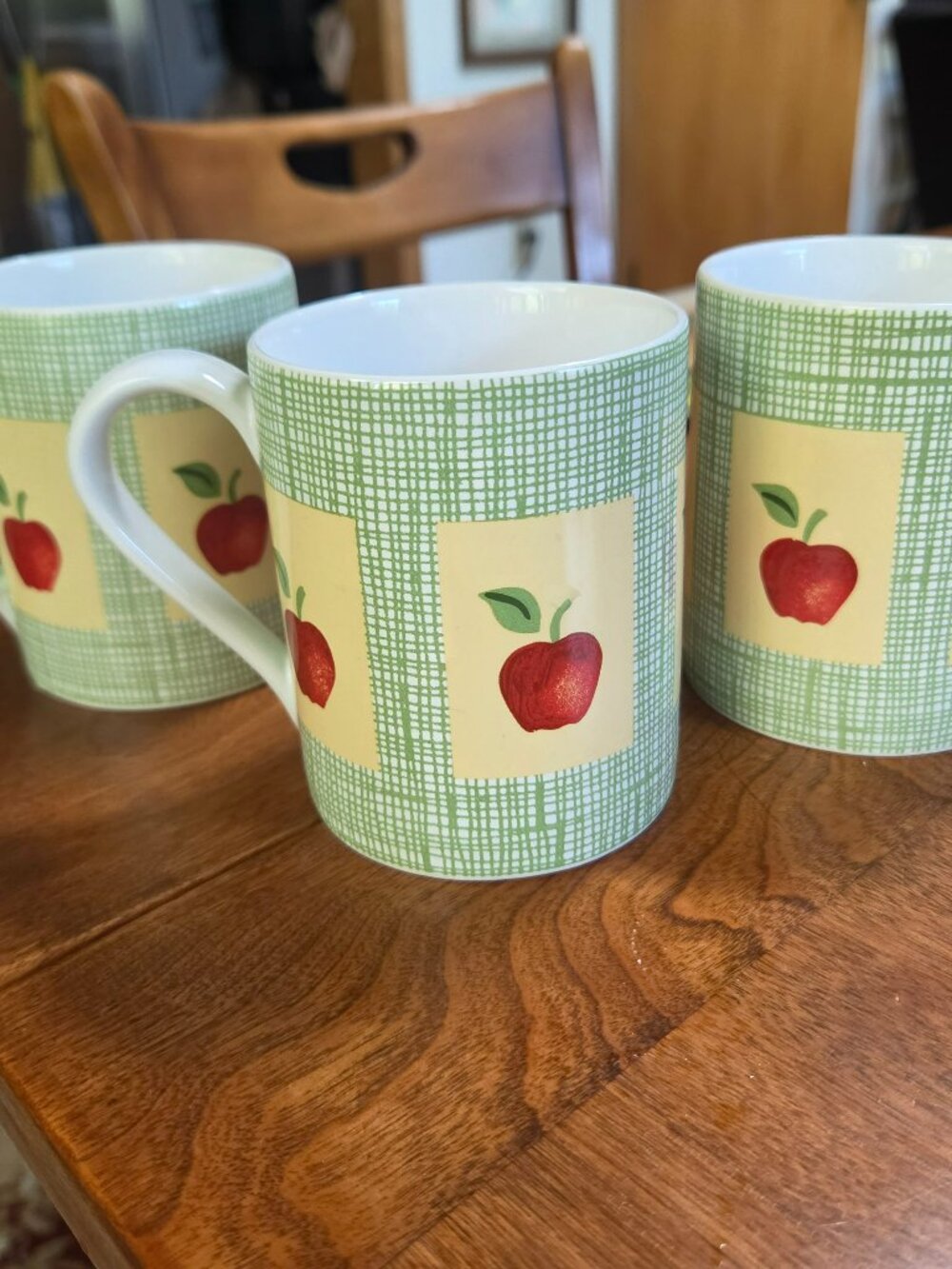 Corelle apple harvests three-piece mug set